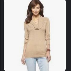 Alfani Beige Knit Sweater With Lace Size 1x